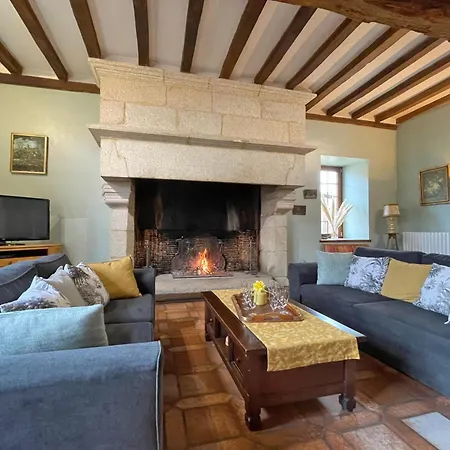 Manoir Du Xveme Siecle Avec Jardin Prive, Cheminee Et Animaux Acceptes - Fr-1-497-204 Casa de Férias Colombiers (Orne)